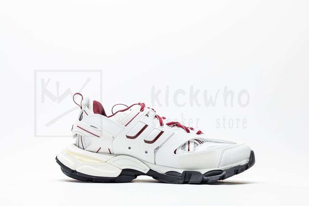 Kickwho Balenciaga Wmns Track Sneaker 'White Red' - Image 3