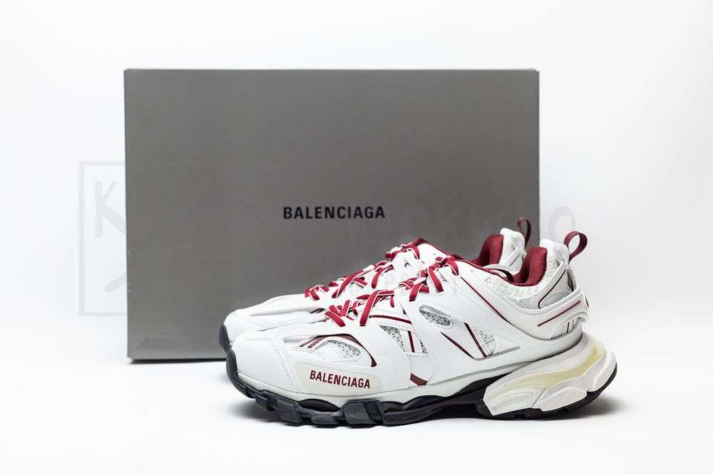 Kickwho Balenciaga Wmns Track Sneaker 'White Red' - Image 5
