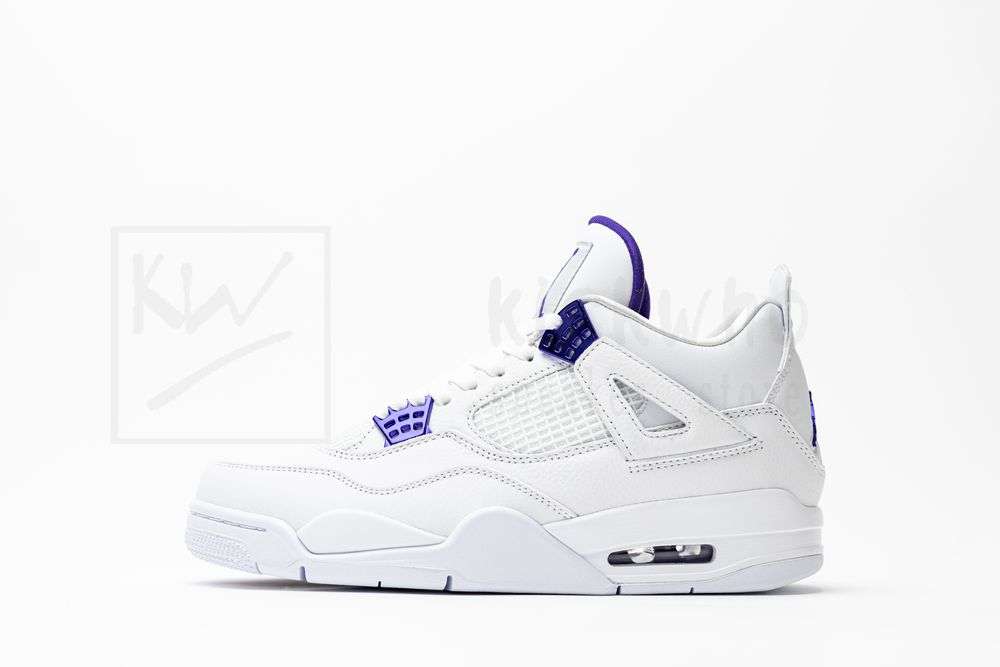 KickWho Air Jordan 4 Retro 'Purple Metallic' - Image 2