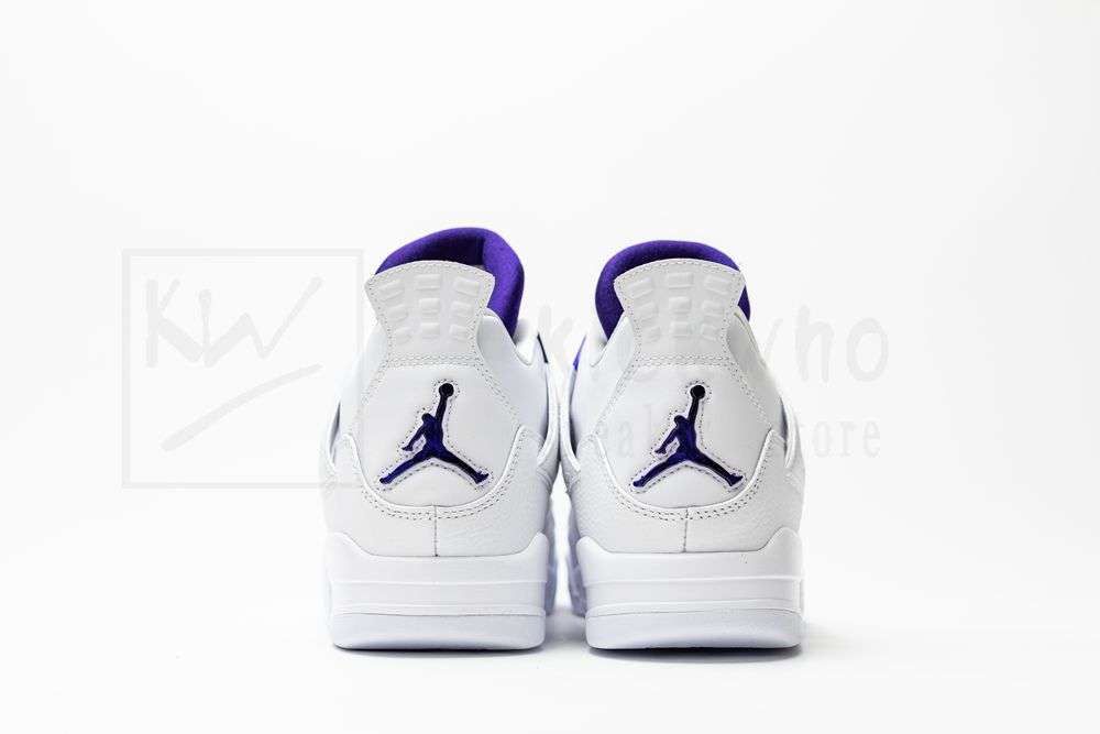 KickWho Air Jordan 4 Retro 'Purple Metallic' - Image 7