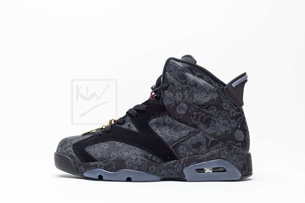 Kickwho Air Jordan 4 Retro Black Canvas - Image 2
