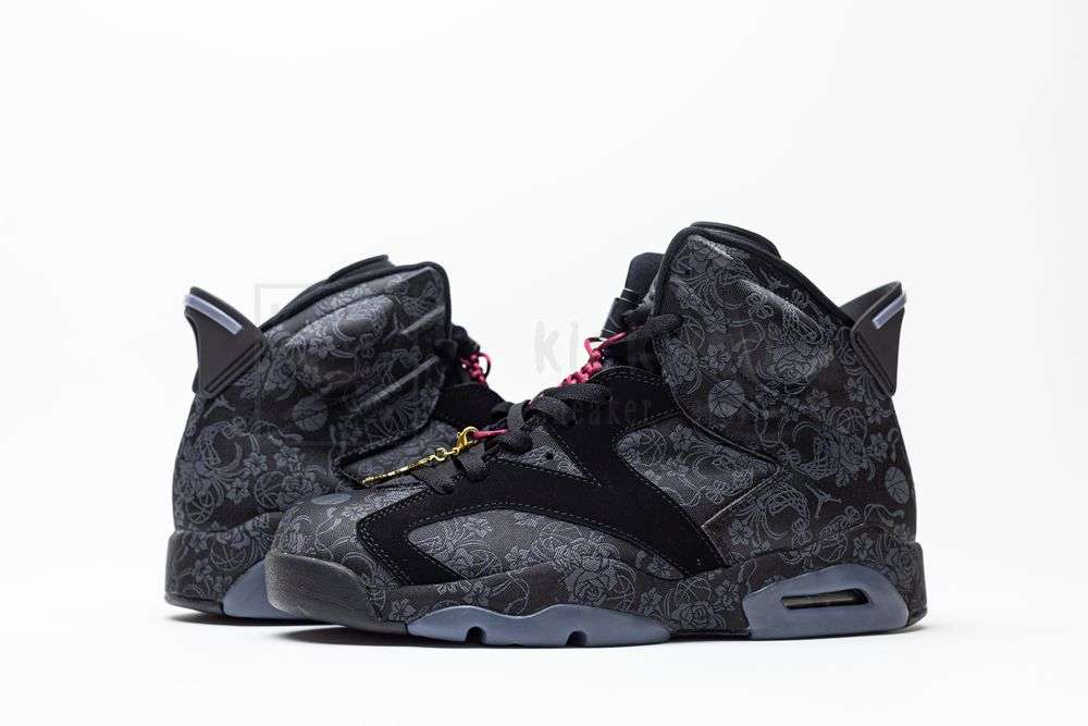 Kickwho Air Jordan 4 Retro Black Canvas - Image 6