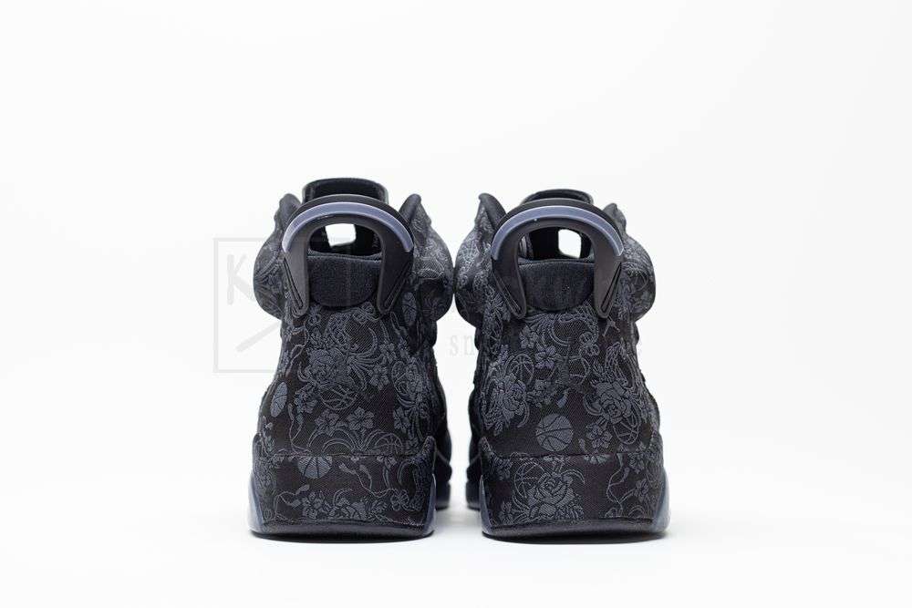 Kickwho Air Jordan 4 Retro Black Canvas - Image 7