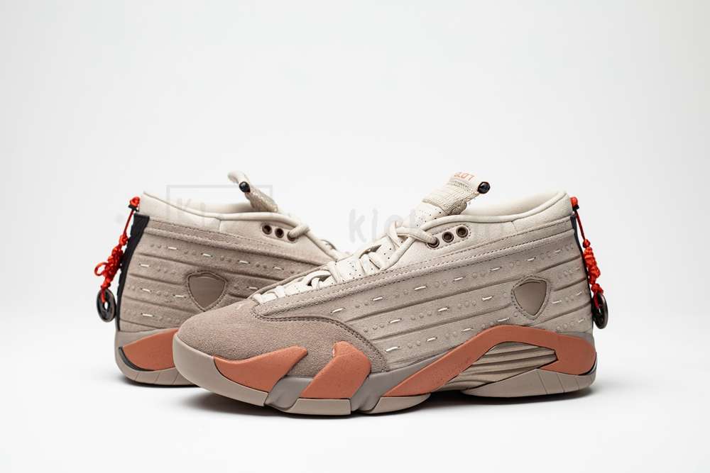 Kickwho CLOT x Air Jordan 14 Retro Low 'Terracotta' DC9857-200 - Image 7