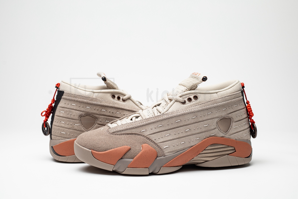 Kickwho CLOT x Air Jordan 14 Retro Low 'Terracotta' DC9857-200 - Image 8