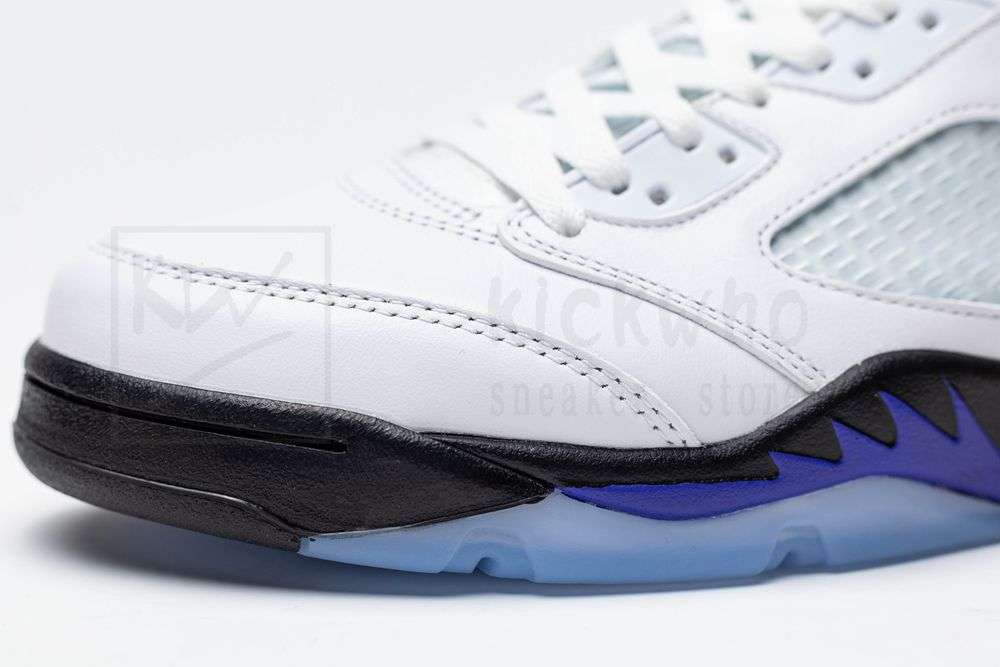 Kichwho Air Jordan 5 White/Dark Concord-Black - Image 8
