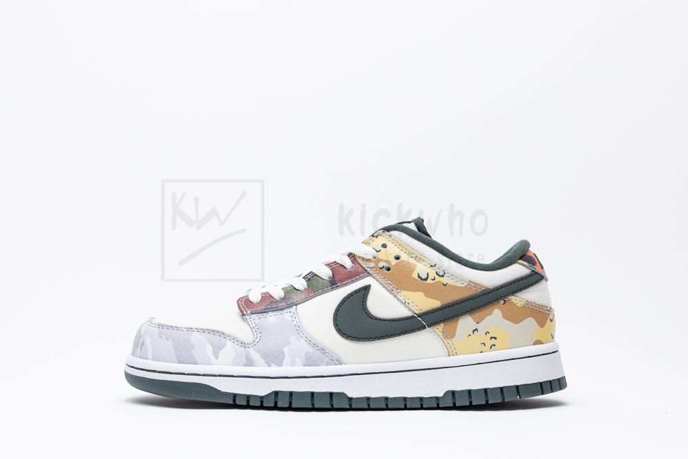 KICKWHO Dunk Low SE 'Sail Multi-Camo' DH0957-100 - Image 2