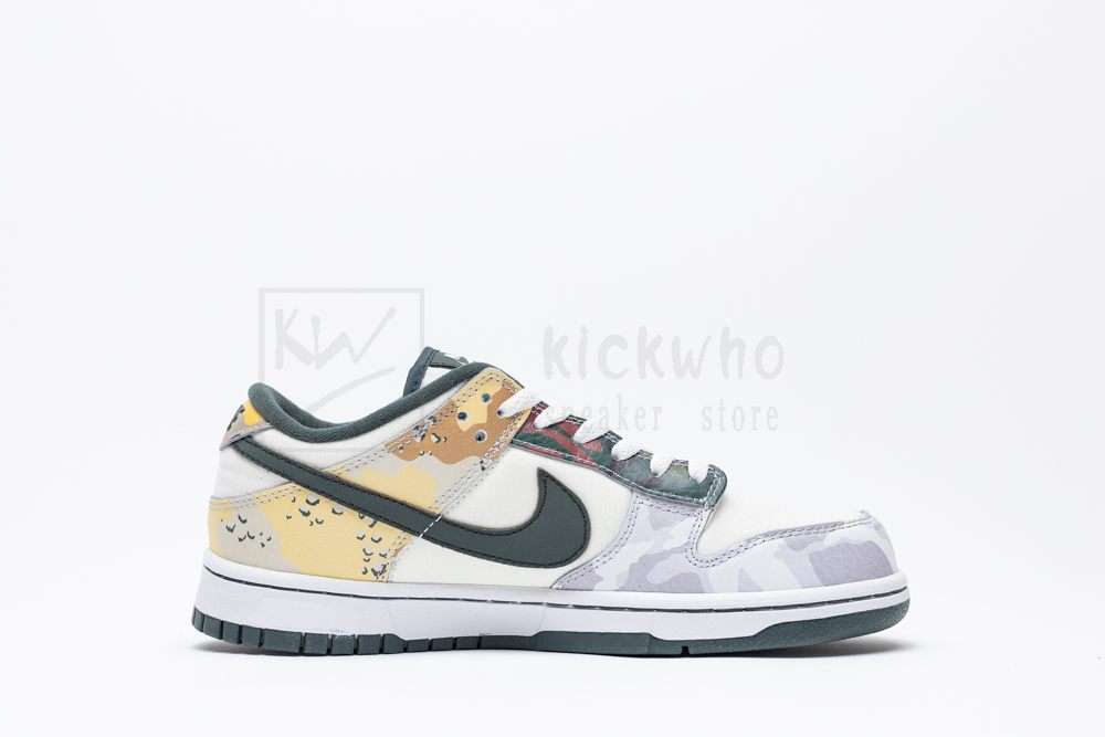 KICKWHO Dunk Low SE 'Sail Multi-Camo' DH0957-100 - Image 3