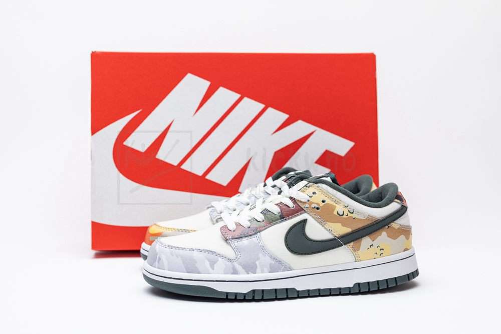 KICKWHO Dunk Low SE 'Sail Multi-Camo' DH0957-100 - Image 5