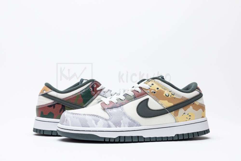 KICKWHO Dunk Low SE 'Sail Multi-Camo' DH0957-100 - Image 6