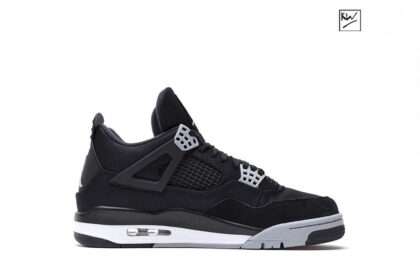 Kickwho Air Jordan 4 Retro Black Canvas