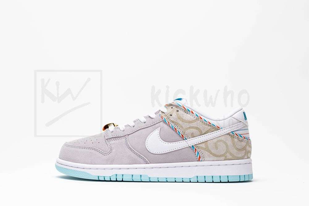 KICKWHO Dunk Low Retro SE 'Barber Shop - Grey' - Image 2