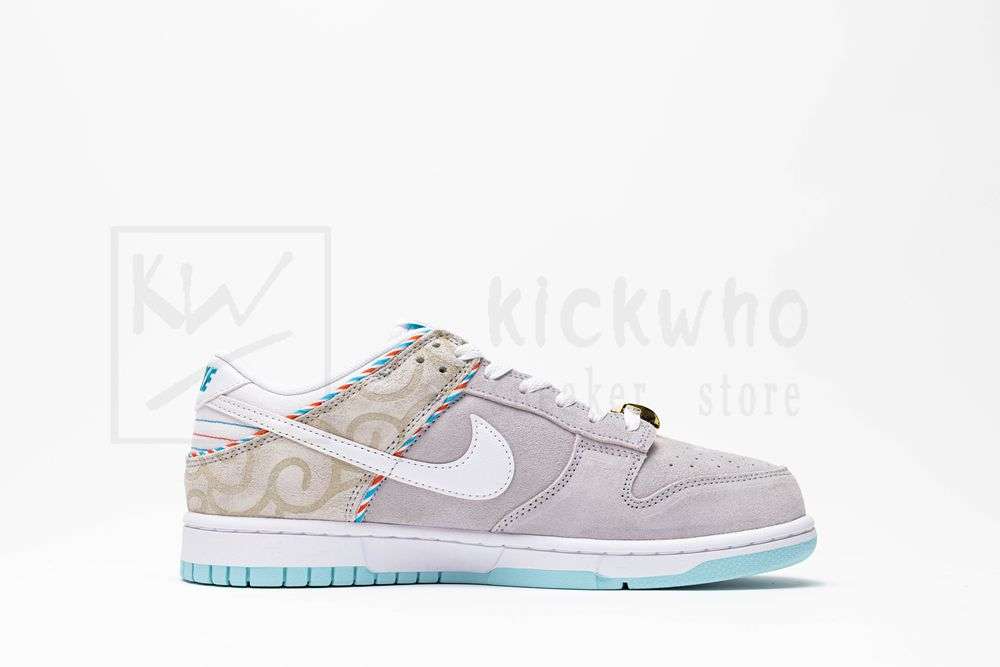 KICKWHO Dunk Low Retro SE 'Barber Shop - Grey' - Image 3
