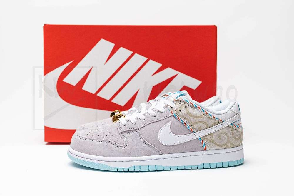 KICKWHO Dunk Low Retro SE 'Barber Shop - Grey' - Image 5