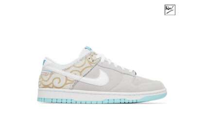 KICKWHO Dunk Low Retro SE 'Barber Shop - Grey'