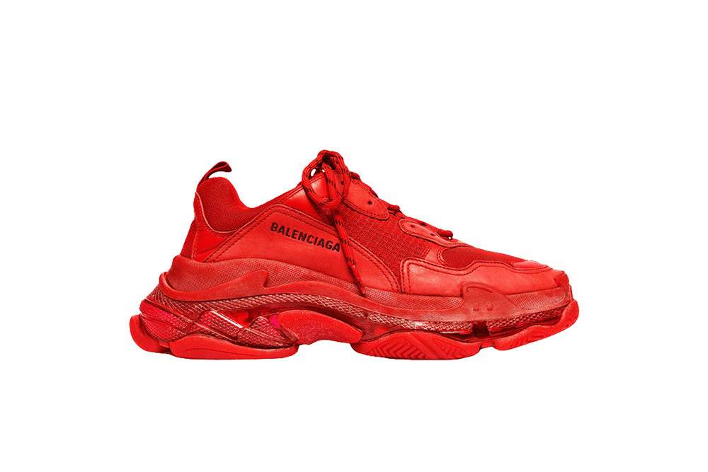 Kickwho Balenciaga Triple S Trainer 'Red' Godkiller 541624 W09O1 6577