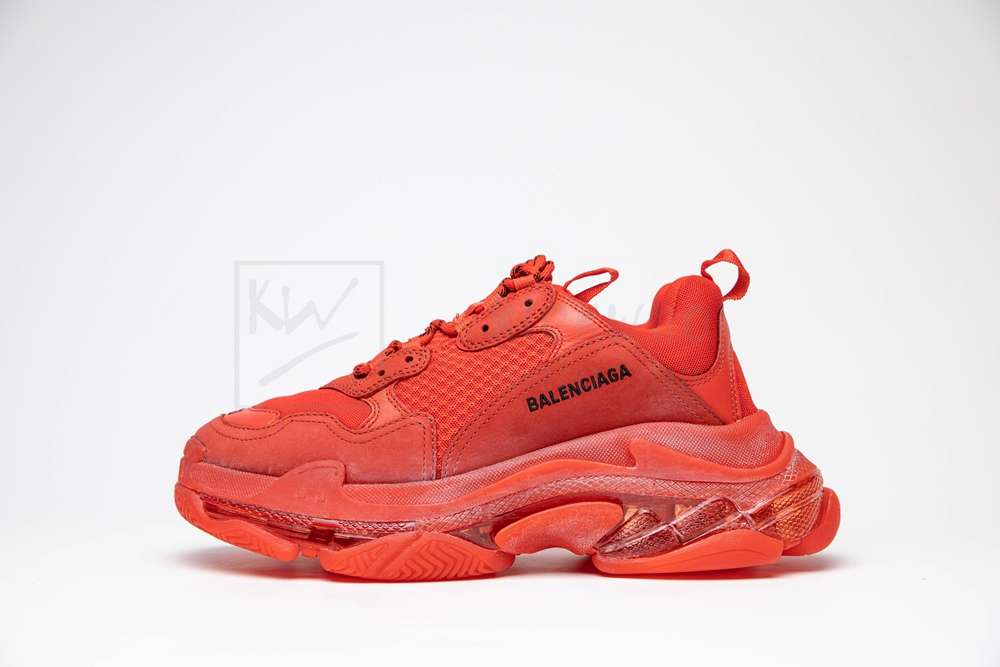 Kickwho Balenciaga Triple S Trainer 'Red' Godkiller 541624 W09O1 6577 - Image 2