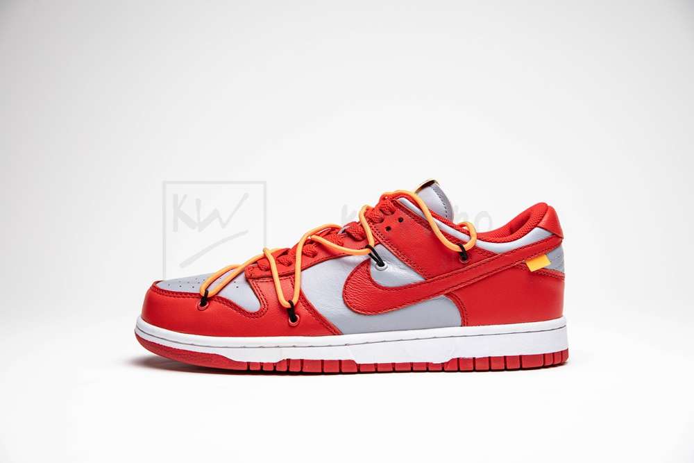 KICKWHO Offwhite x Dunk Low 'University Red' Godkiller CT0856 600 - Image 2