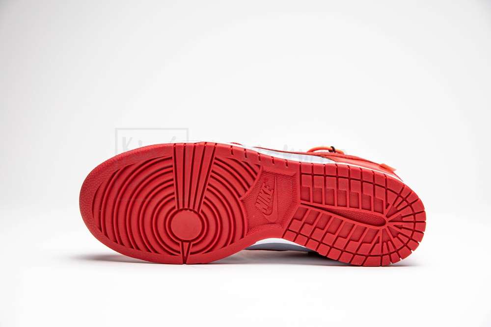 KICKWHO Offwhite x Dunk Low 'University Red' Godkiller CT0856 600 - Image 4