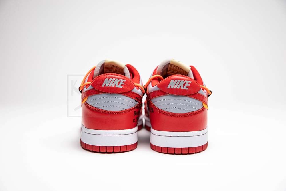 KICKWHO Offwhite x Dunk Low 'University Red' Godkiller CT0856 600 - Image 7