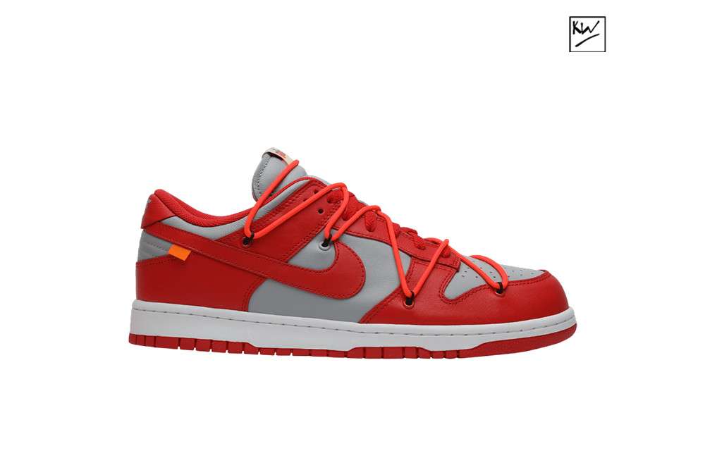 KICKWHO Offwhite x Dunk Low 'University Red' Godkiller CT0856 600