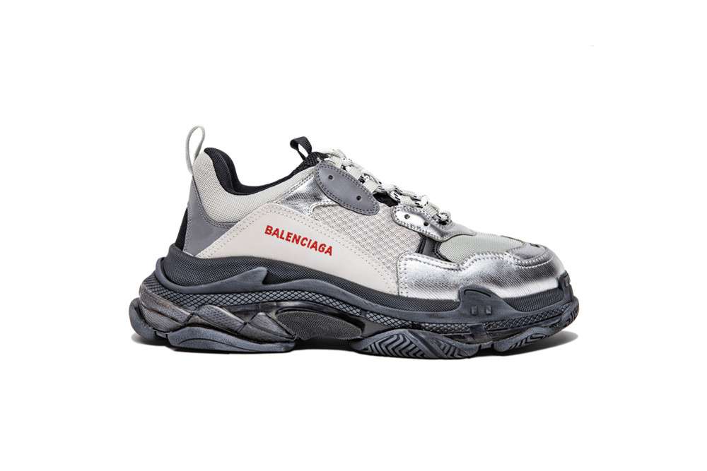 Kickwho Balenciaga Triple S Trainer 'Silver Grey'