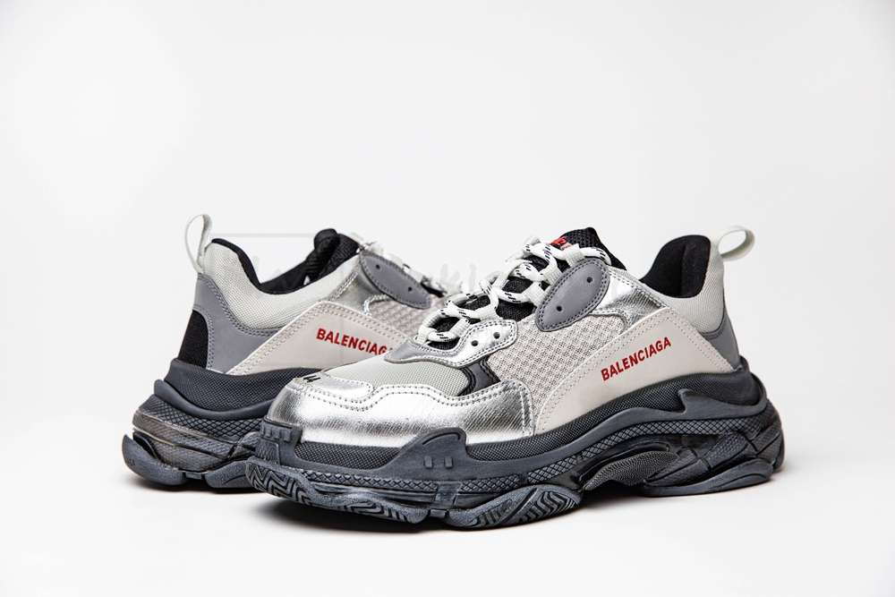 Kickwho Balenciaga Triple S Trainer 'Silver Grey' - Image 6