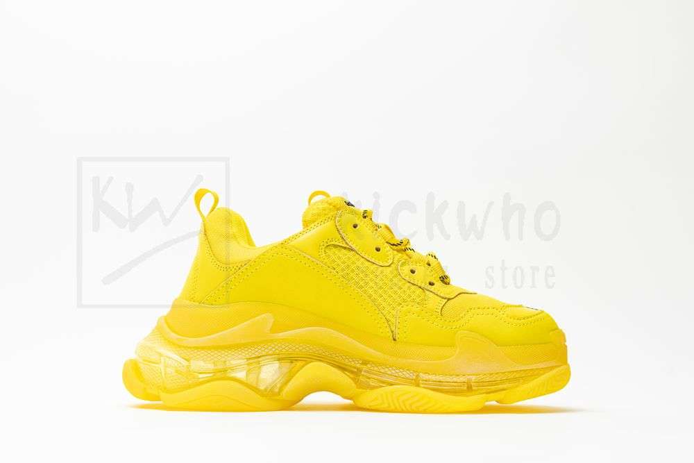 Kickwho Balenciaga Triple S Trainer 'Clear sole Yellow' - Image 3