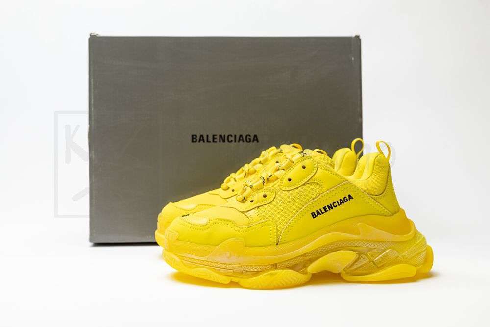 Kickwho Balenciaga Triple S Trainer 'Clear sole Yellow' - Image 5