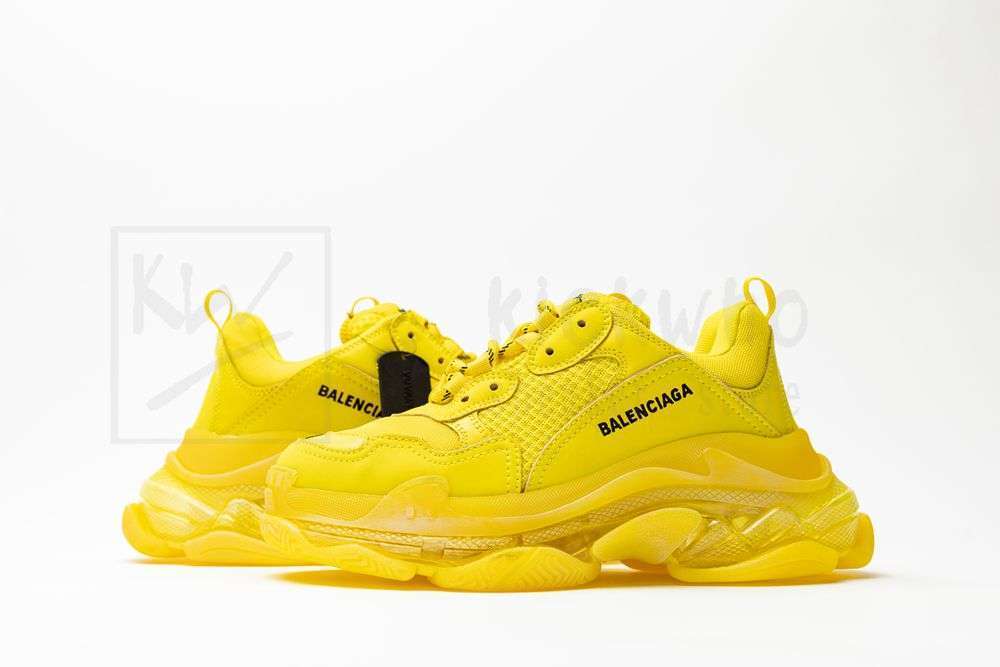 Kickwho Balenciaga Triple S Trainer 'Clear sole Yellow' - Image 6