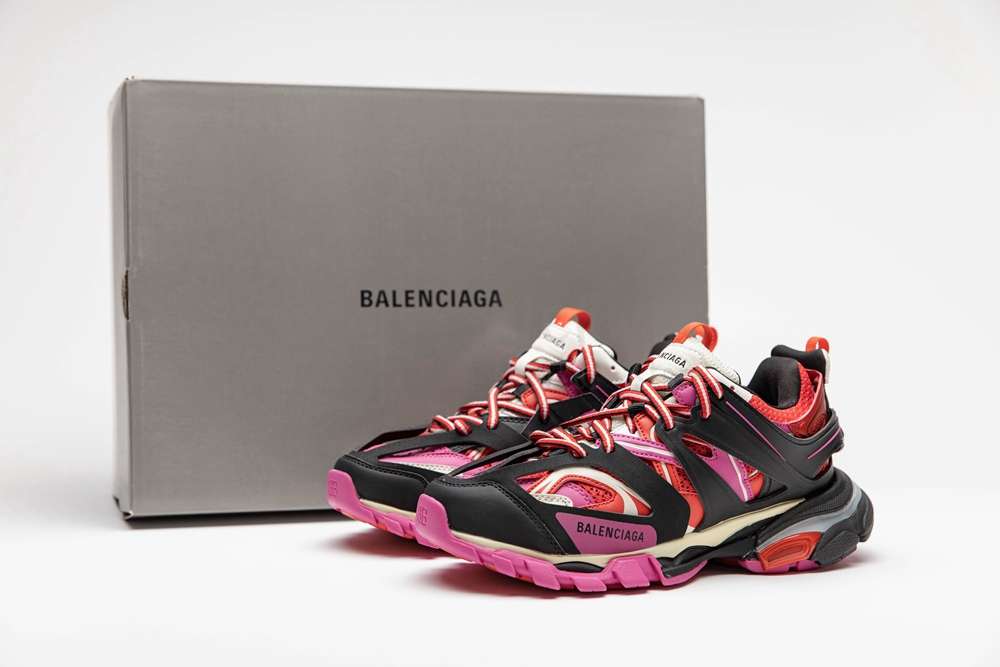 Kickwho Balenciaga Wmns Track Trainer 'Black Pink' 542436 W1GC1 1052 - Image 7