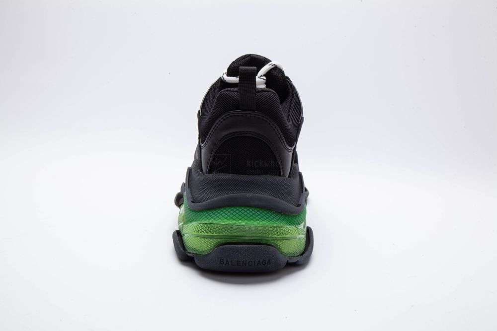 Kickwho BALENCIAGA TRIPLE S TRAINER BLACK GREEN - Image 2