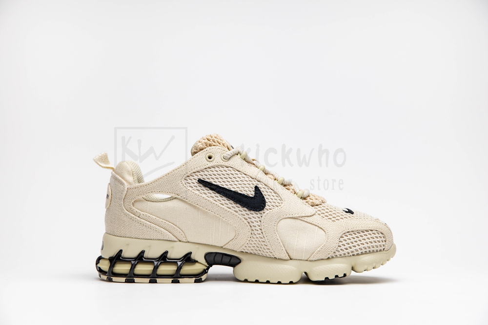KICKWHO Stussy x Air Zoom Spiridon Caged 'Fossil' Godkiller (Runs a half size larger,we recommend ordering a half size down) CQ5486 200 - Image 3