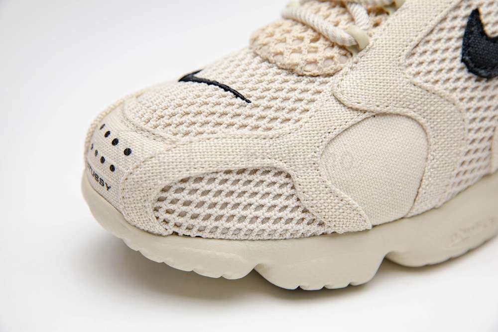 KICKWHO Stussy x Air Zoom Spiridon Caged 'Fossil' Godkiller (Runs a half size larger,we recommend ordering a half size down) CQ5486 200 - Image 7