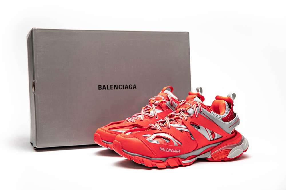 Kickwho Balenciaga Track Trainer 'Orange Slate Grey' - Image 7