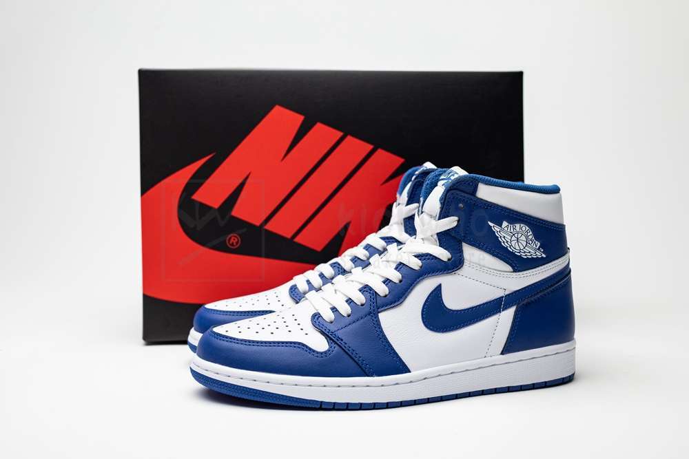KickWho Air Jordan 1 Retro High OG 'Storm Blue' Godkiller 555088 127 - Image 5