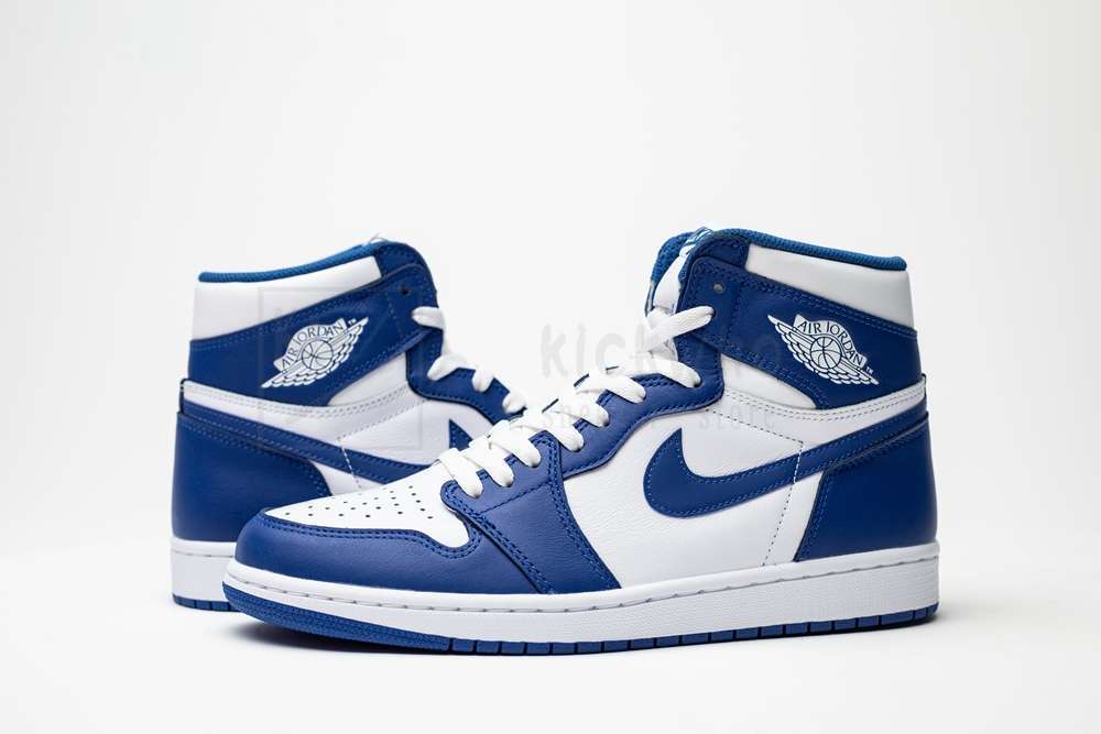 KickWho Air Jordan 1 Retro High OG 'Storm Blue' Godkiller 555088 127 - Image 6