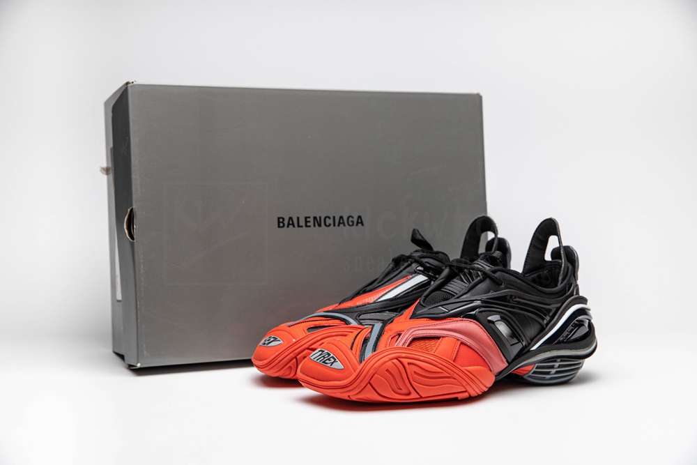 Kickwho Balenciage Tyrex Sneaker Black Red - Image 5
