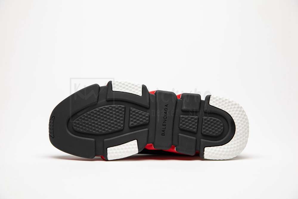 Kickwho Balenciaga Speed Clear Sole Black Red - Image 4