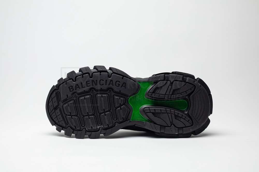 Kickwho Balenciaga Track Trainer Black Green Logo - Image 4