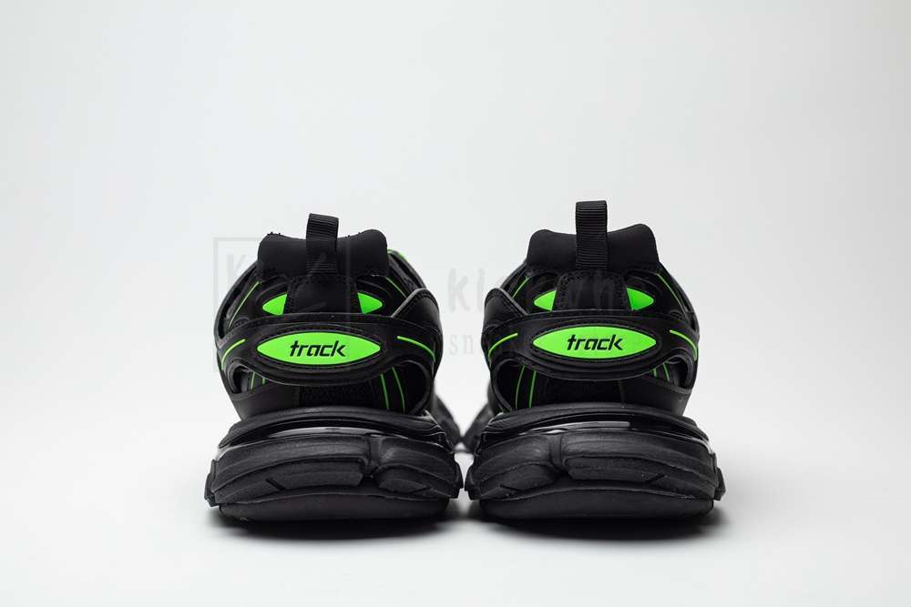 Kickwho Balenciaga Track Trainer Black Green Logo - Image 7