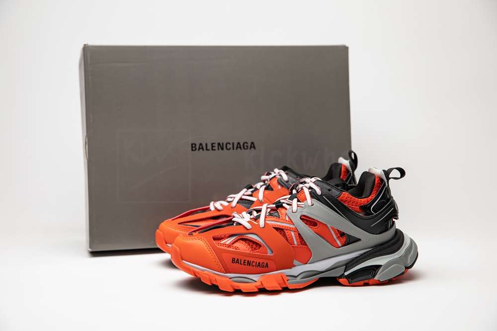 Kickwho Balenciaga Track Trainer orange Grey - Image 5