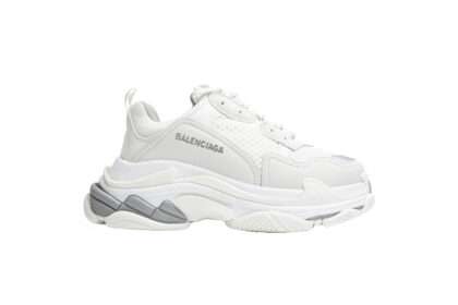 Kickwho Balenciaga Triple S Trainer 'White-Sliver Logo'