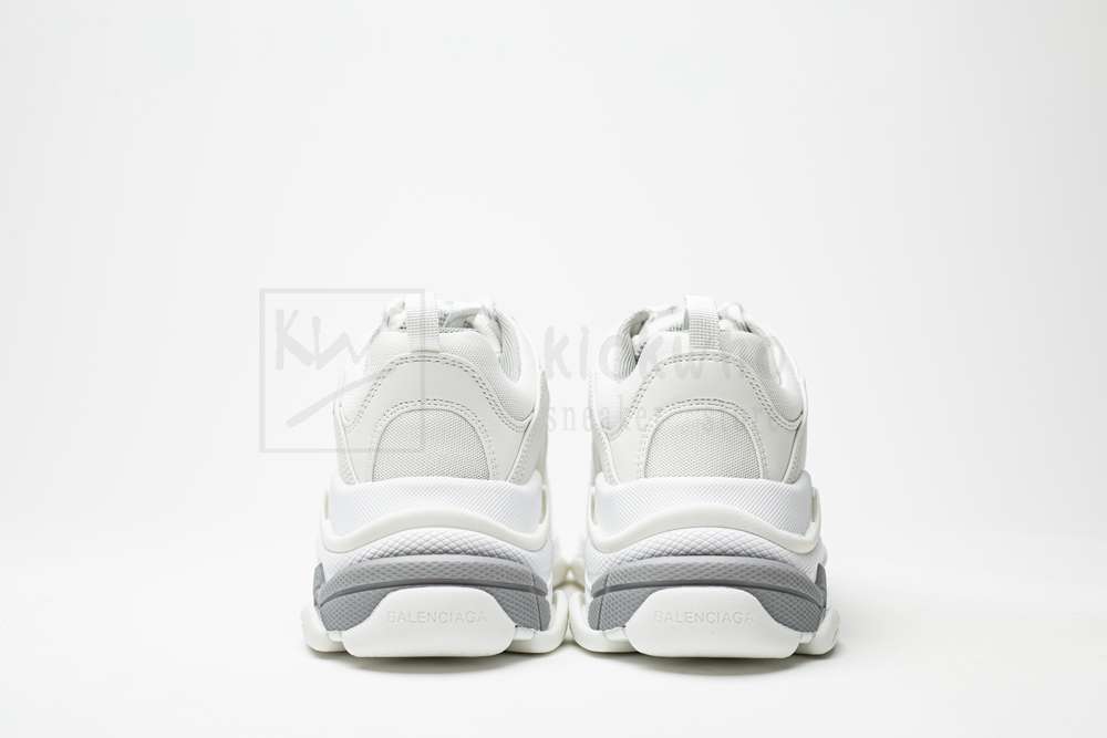 Kickwho Balenciaga Triple S Trainer 'White-Sliver Logo' - Image 7