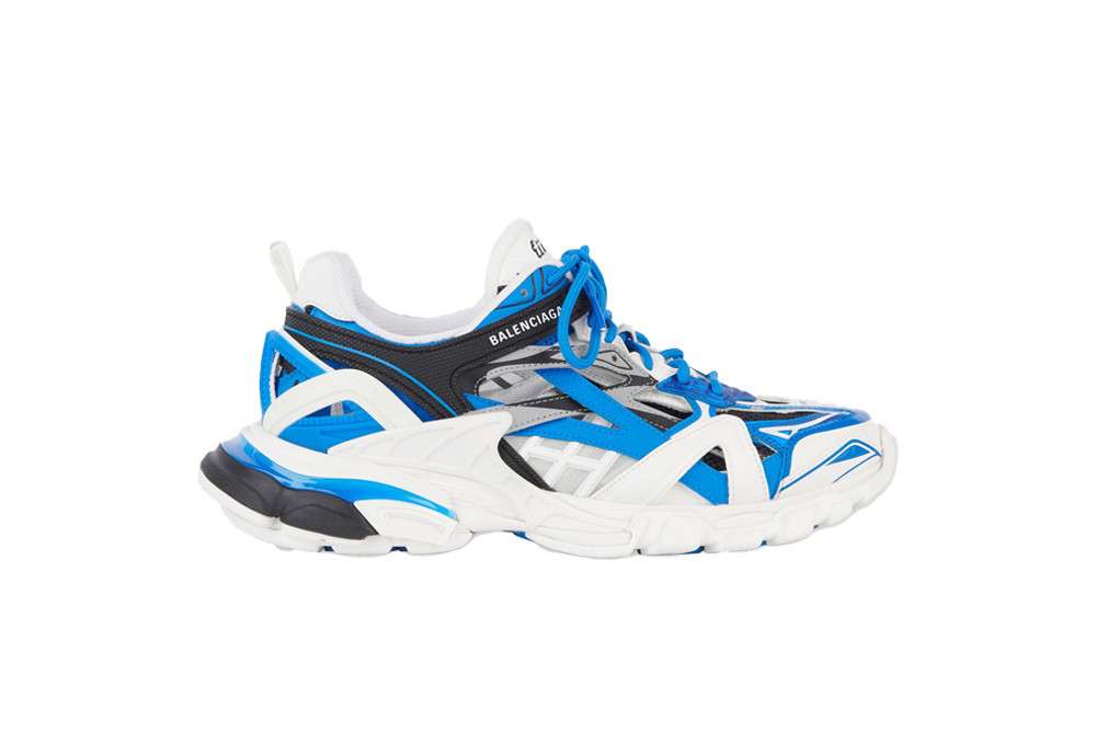 Kickwho Balenciaga Wmns Track.2 Sneaker white black blue