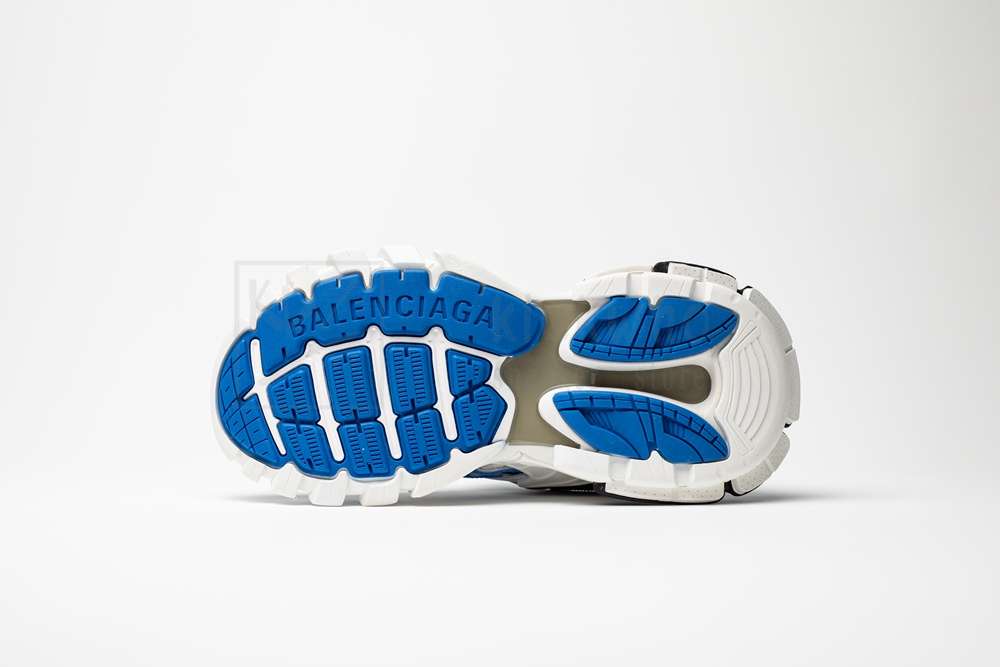 Kickwho Balenciaga Wmns Track.2 Sneaker white black blue - Image 4