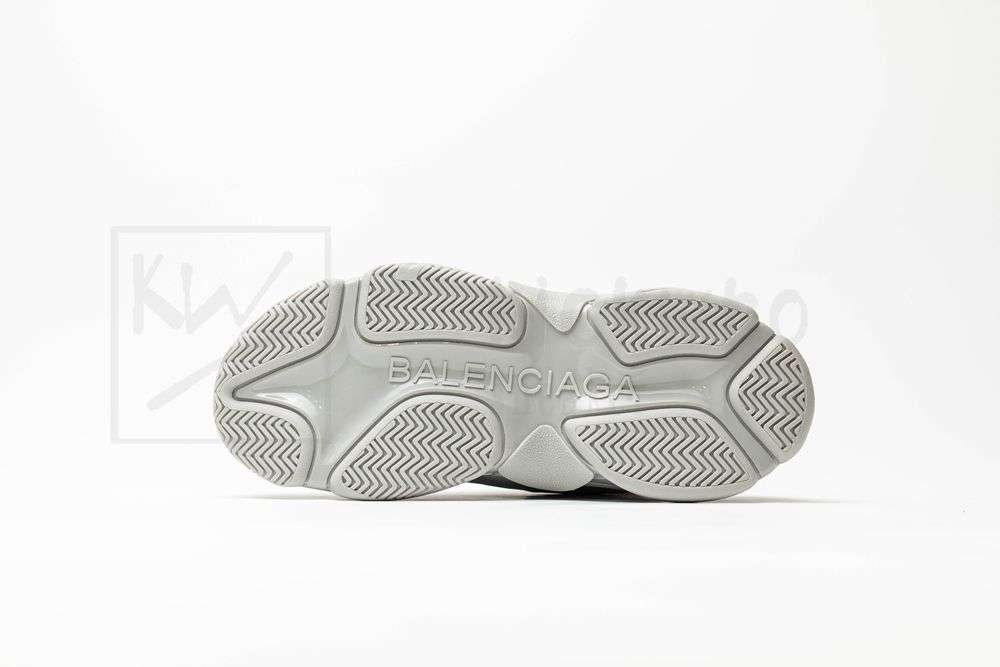 Kickwho Balenciaga Triple S Trainer 'Grey White' Plush Grey - Image 5