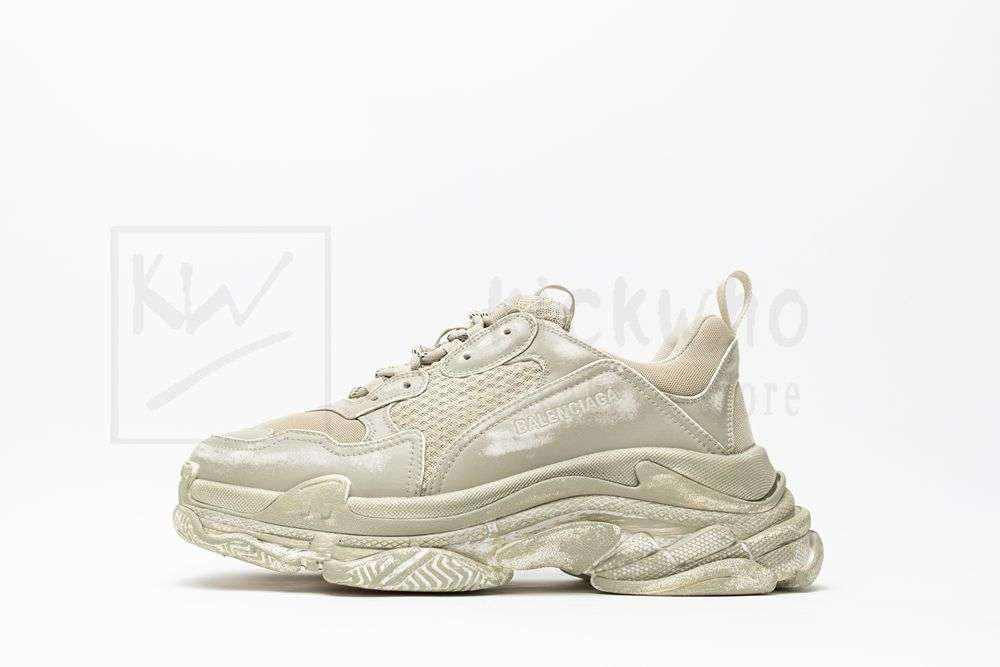 Kickwho Balenciaga Triple S Sneaker 'Light Beige Faded' - Image 2