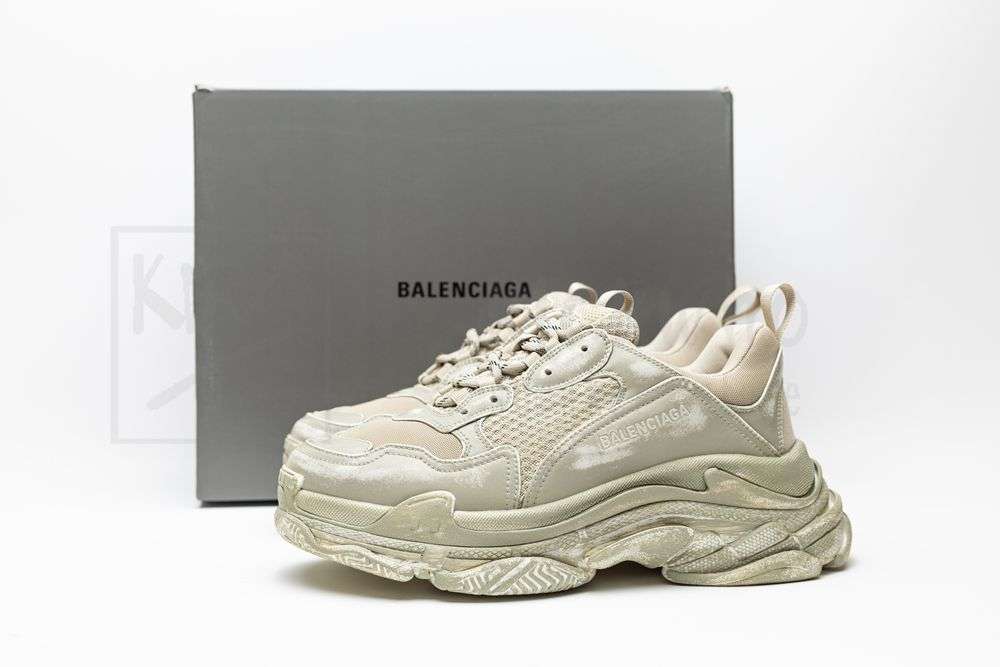 Kickwho Balenciaga Triple S Sneaker 'Light Beige Faded' - Image 5