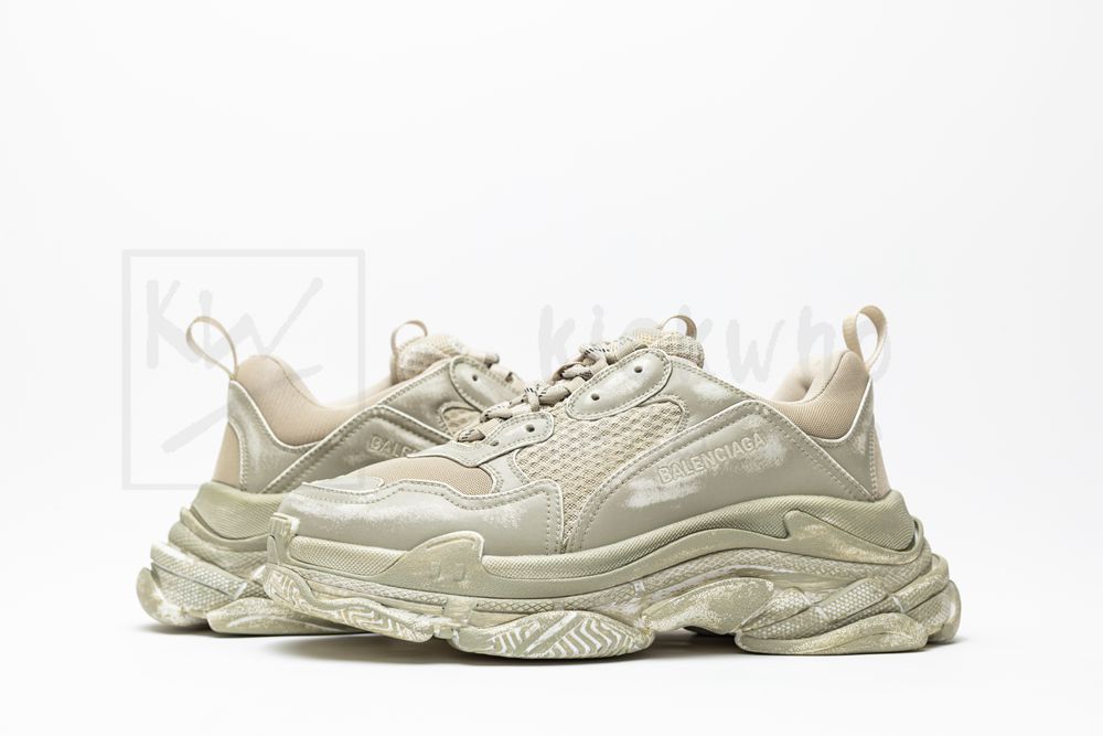 Kickwho Balenciaga Triple S Sneaker 'Light Beige Faded' - Image 6